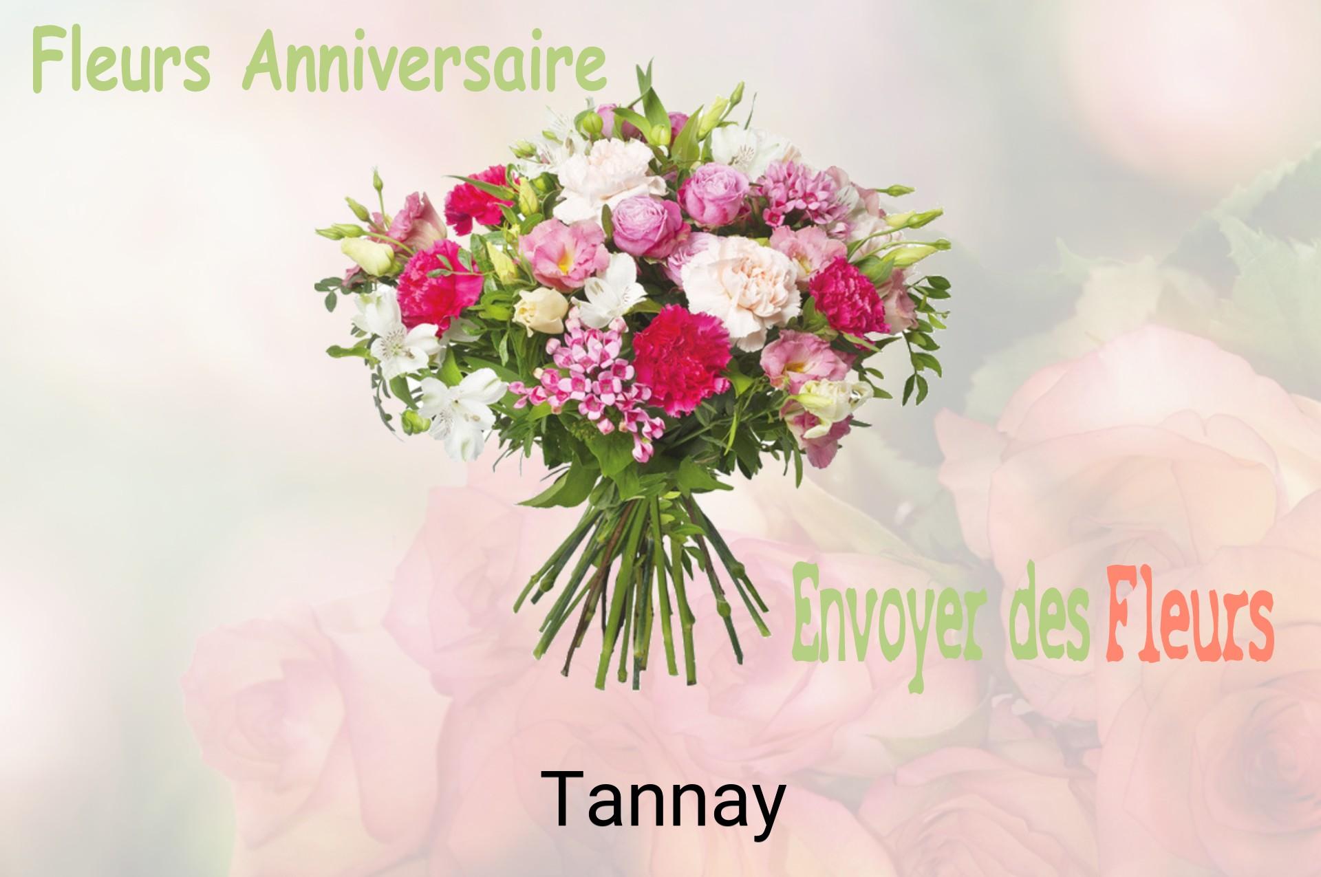 Bouquet de fleurs d’anniversaire livré à Tannay
